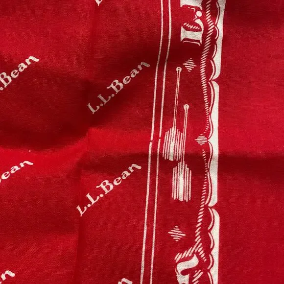 LL Bean red bandana New - Picture 5 of 5